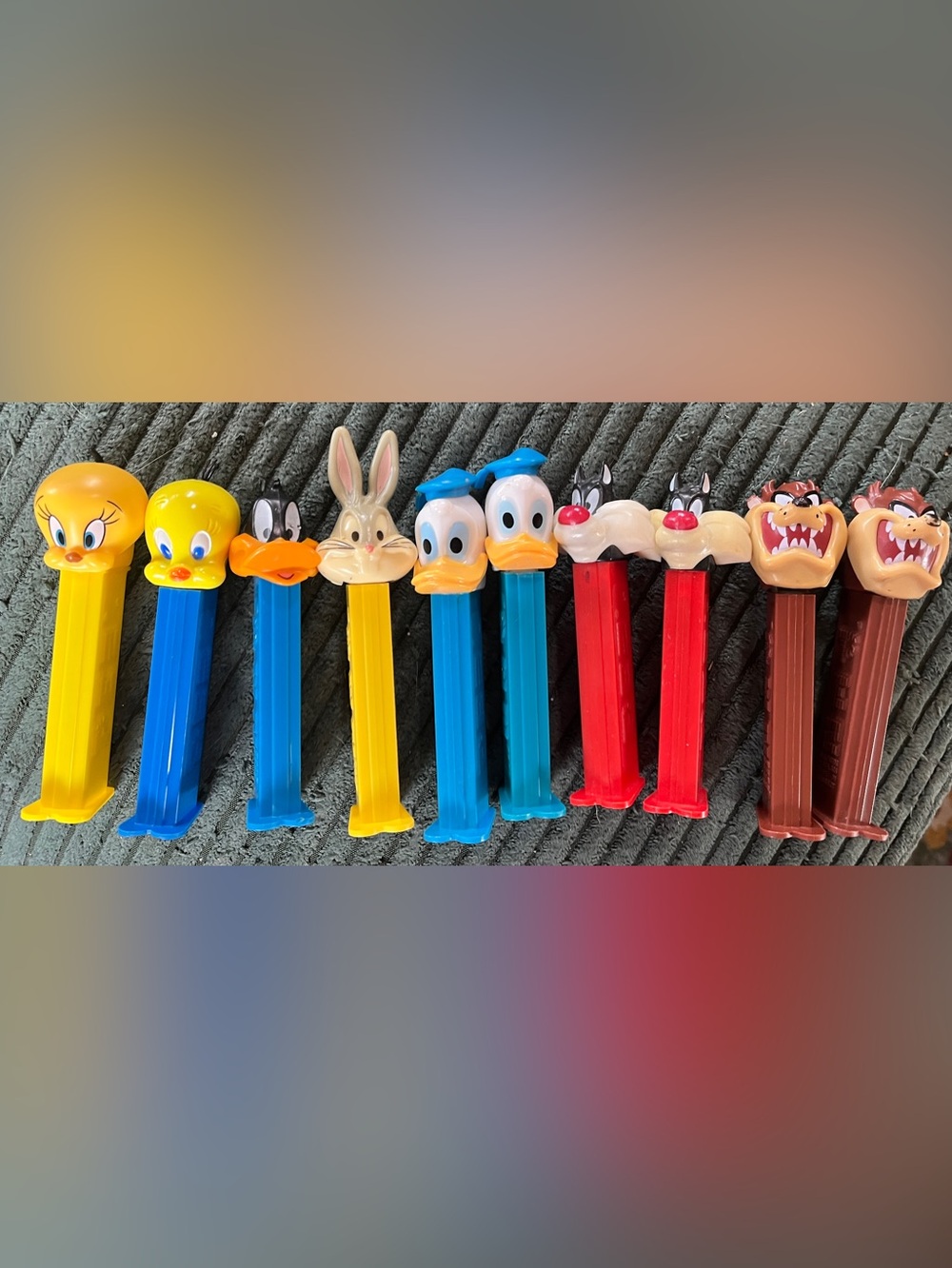 Looney Tunes Character PEZ Candy Dispensers - Multi Color Set